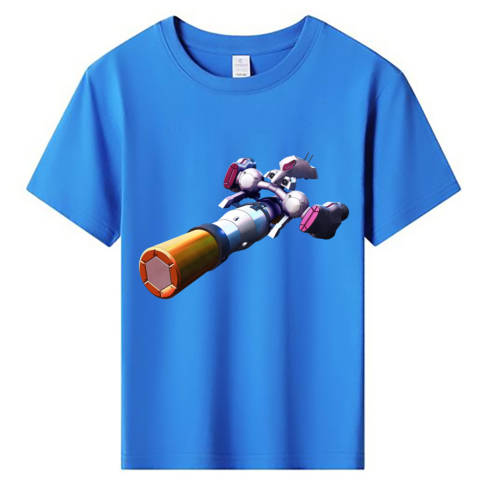 （画像用） 機動戦士ガンダム Mobile Suit Gundam 綿100％キッズTシャツ（フロントプリント）